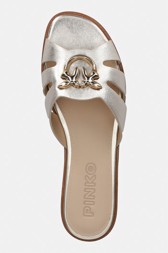 Pinko šľapky dámske kožené Milly 04 zlatá SD0463.P049.Z22