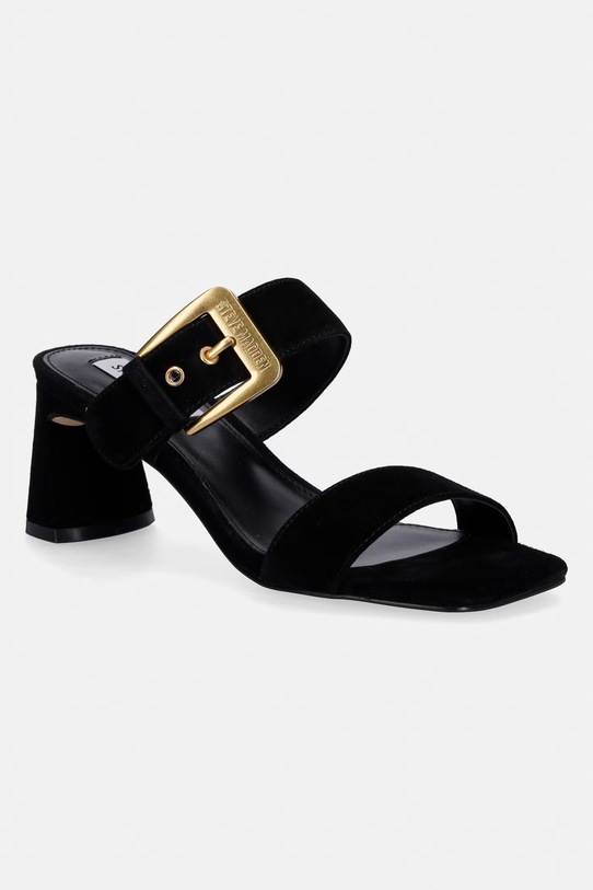 Steve Madden klapki zamszowe Toriann słupek czarny 11005274.015