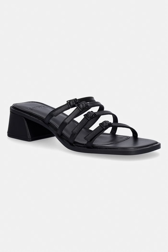 Camper pantofle dámské kožené Kora Sandal černá K201911.001