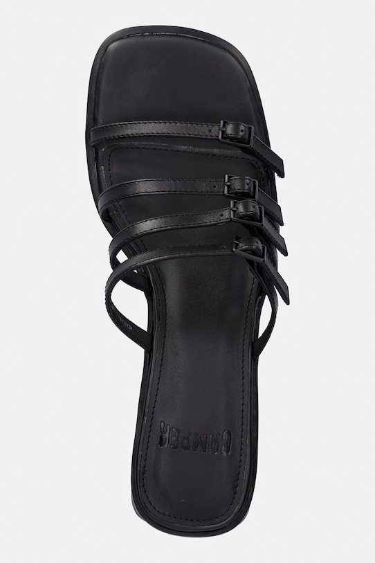 Camper pantofle dámské kožené Kora Sandal černá K201911.001