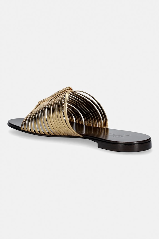 Obuwie Giuseppe Zanotti klapki Nuvoroll E600016.001 złoty