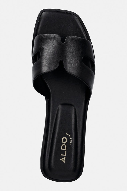 Δερμάτινες παντόφλες Aldo ITSANDAL μαύρο 13991496