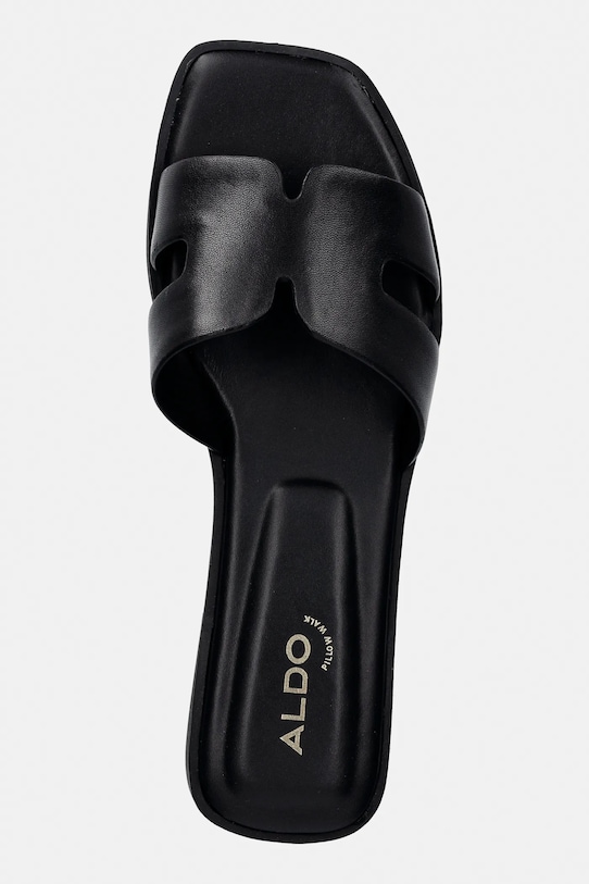 Δερμάτινες παντόφλες Aldo ITSANDAL μαύρο 13991496