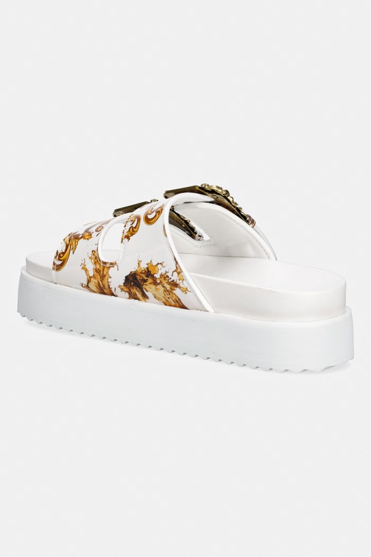 Obuwie Versace Jeans Couture klapki damskie 80VA3SM1.ZS366.G03 biały