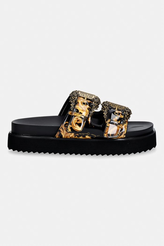 Versace Jeans Couture klapki 80VA3SM1.ZS366.G89 czarny SS26