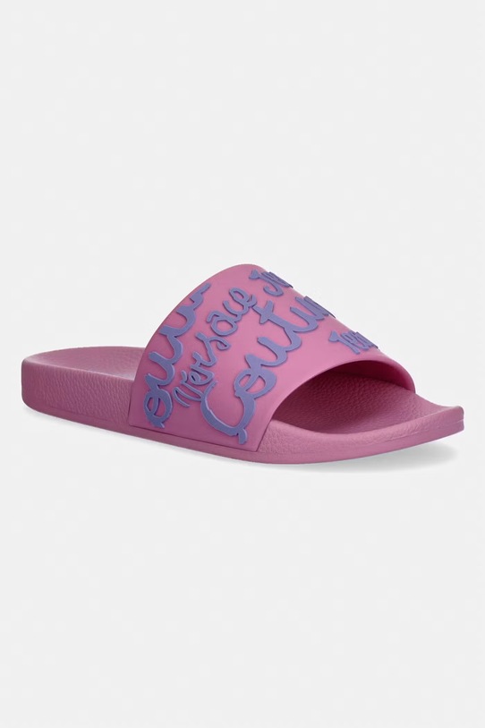 Versace Jeans Couture klapki damskie różowy 80VA3SQ1.71352.499
