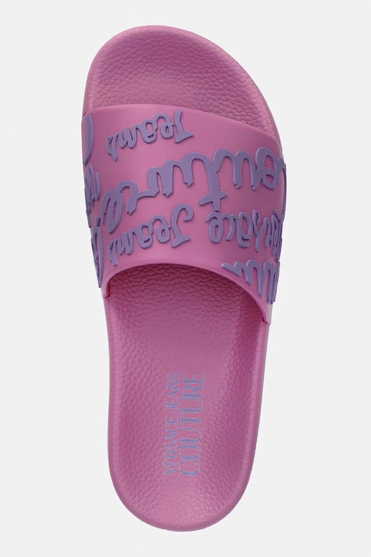 Versace Jeans Couture klapki damskie różowy 80VA3SQ1.71352.499