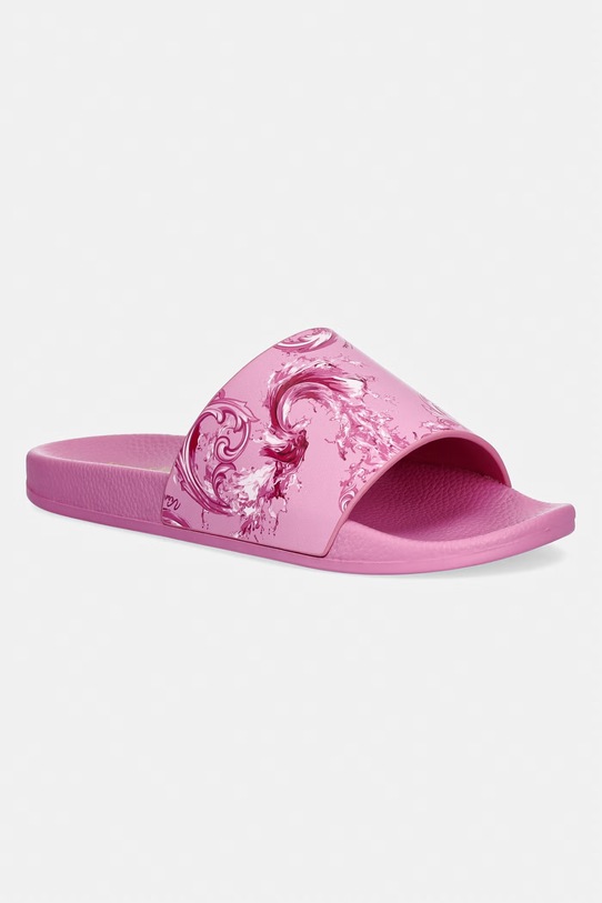 Versace Jeans Couture klapki syntetyczny różowy 80VA3SQ3.ZS365.499