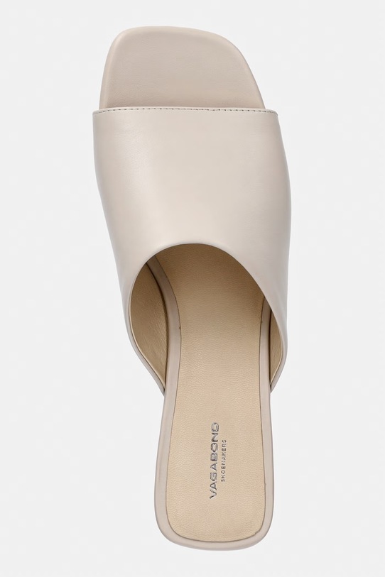 Vagabond Shoemakers klapki damskie skórzane PIPER beżowy 5921.201.02