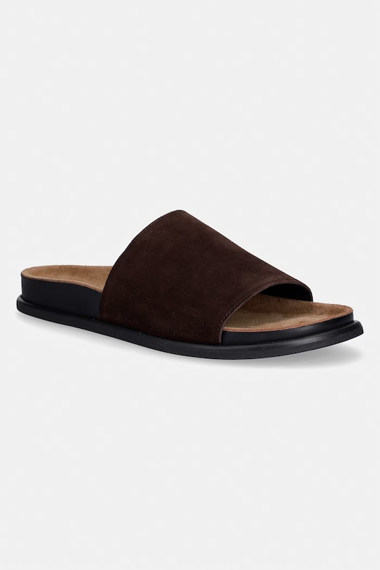 Vagabond Shoemakers klapki damskie zamszowe EFFIE brązowy 5922.440.31