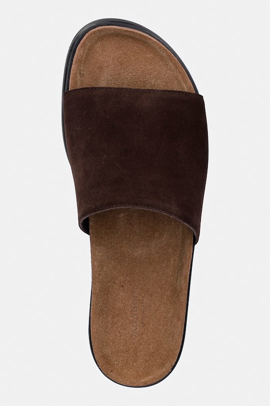 Vagabond Shoemakers klapki damskie zamszowe EFFIE brązowy 5922.440.31