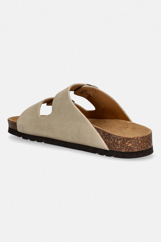 Obuwie Scholl klapki zamszowe JOSEPHINE F300501002 beżowy