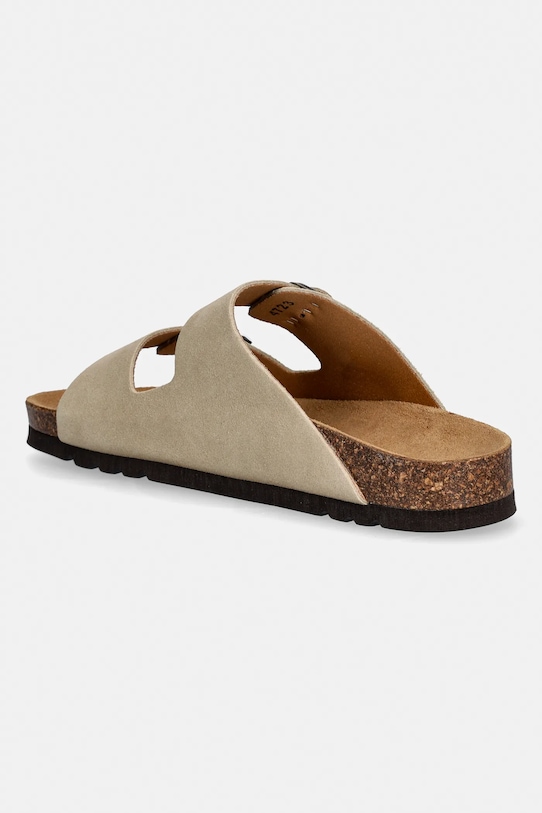 Obuwie Scholl klapki zamszowe JOSEPHINE F300501002 beżowy