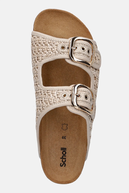 Scholl klapki NOELLE beżowy F323672140