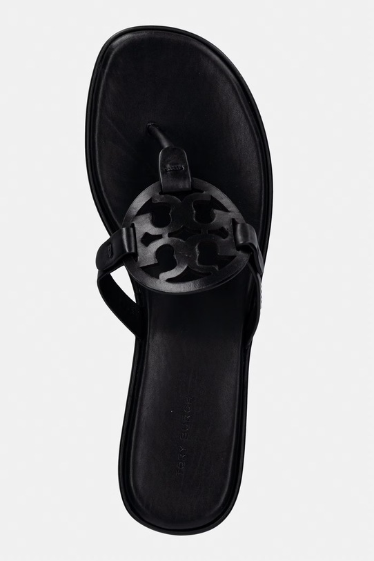 Tory Burch japanke za žene kožne Miller Wedge crna 159829.006