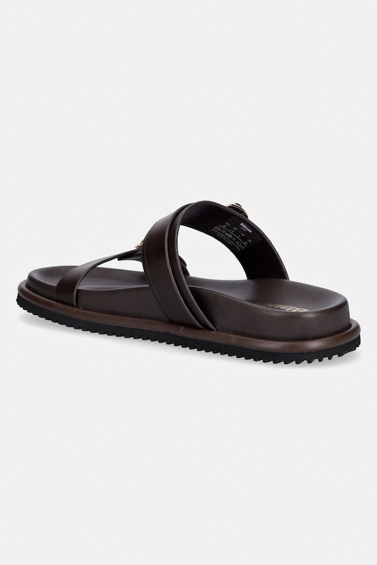 Παπούτσια Δερμάτινες παντόφλες Blauer BLOOM03 S6BLOOM03.LEA καφέ