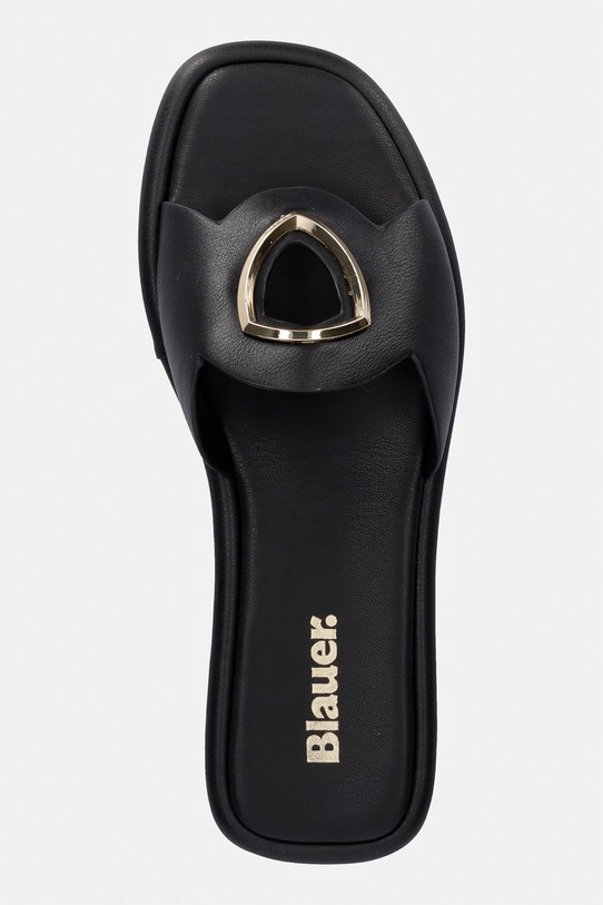 Blauer natikače za žene kožne MOODY01 crna S6MOODY01.LEA