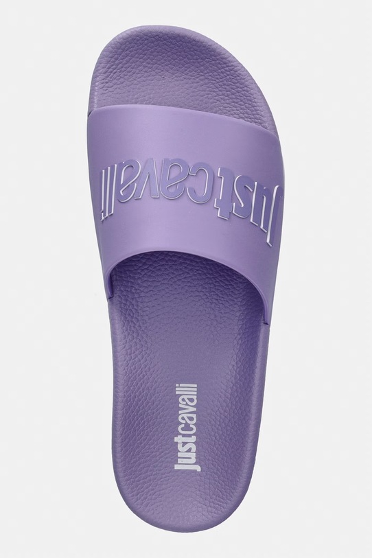 Just Cavalli klapki basenowe damskie fioletowy 80RA3SZ1ZSE50362