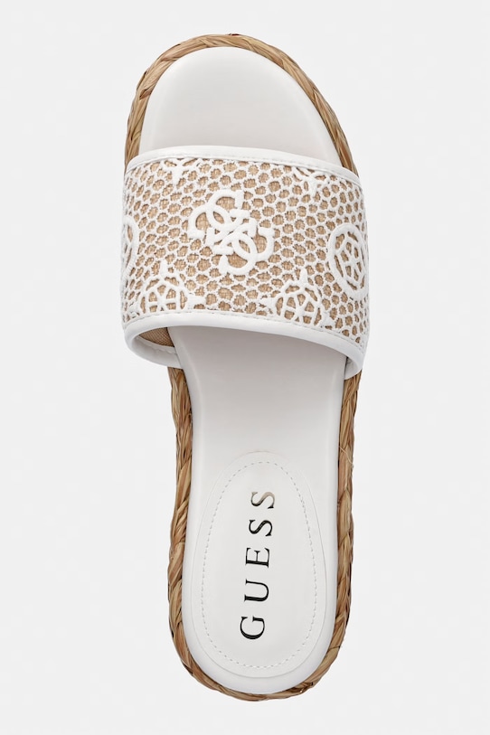 Pantofle Guess BINATA bílá FLJBIA.FAL04.WHINA