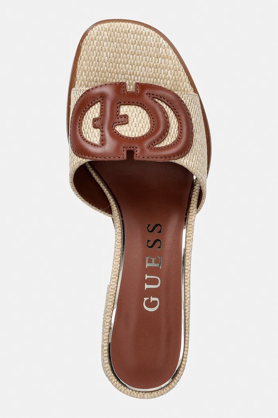 Guess pantofle dámské CERINNA2 béžová FLJCN2.ELE03.NATU