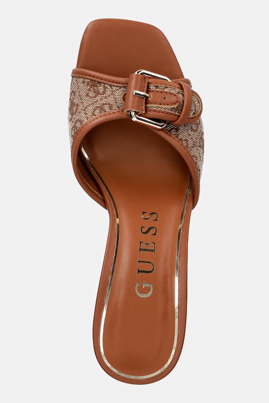 Guess pantofle dámské DISTA2 hnědá FLJDI2.FAL03.BEIBR