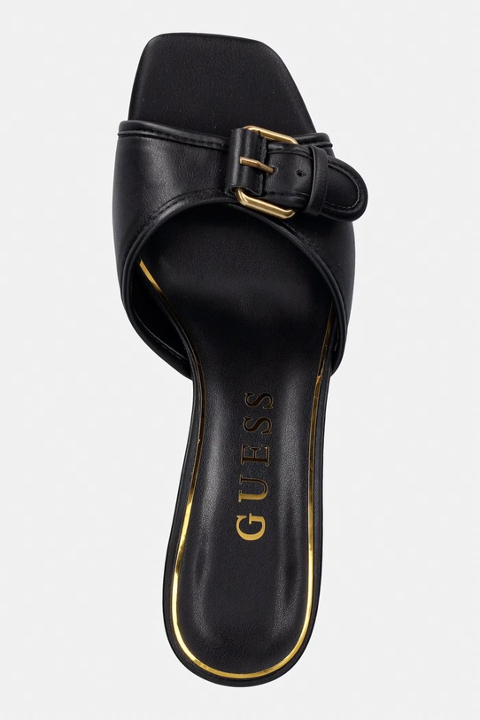 Guess pantofle dámské DISTA3 černá FLJDI3.ELE03.BLACK