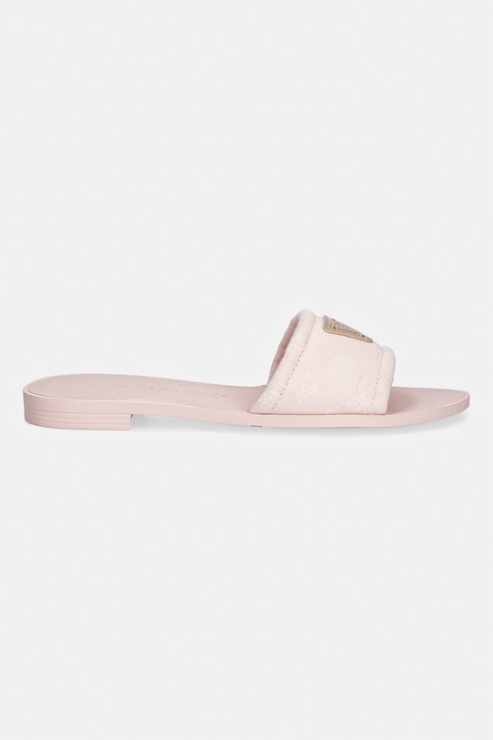 Guess natikači z odprtimi prsti ženski ELYSONE FLJELS.DEN03.PINK roza SS26