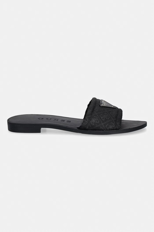 Guess papuci cu vârf deschis pentru femei ELYSONE FLJELS.FAP03.BLACK negru SS26