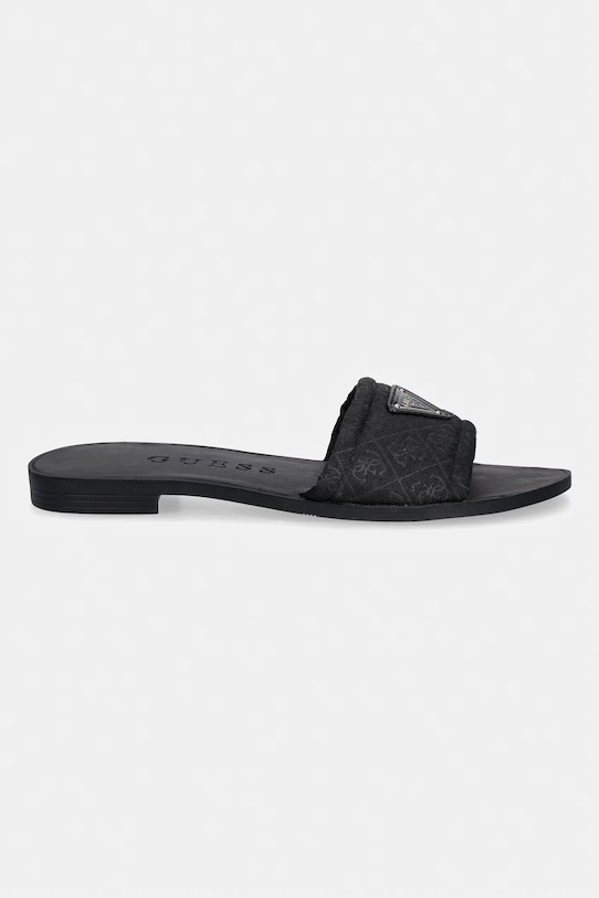 Guess papuci cu vârf deschis pentru femei ELYSONE FLJELS.FAP03.BLACK negru SS26