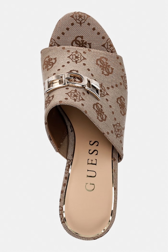 Guess klapki damskie EVENZA beżowy FLJEVZ.FAL04.MILK