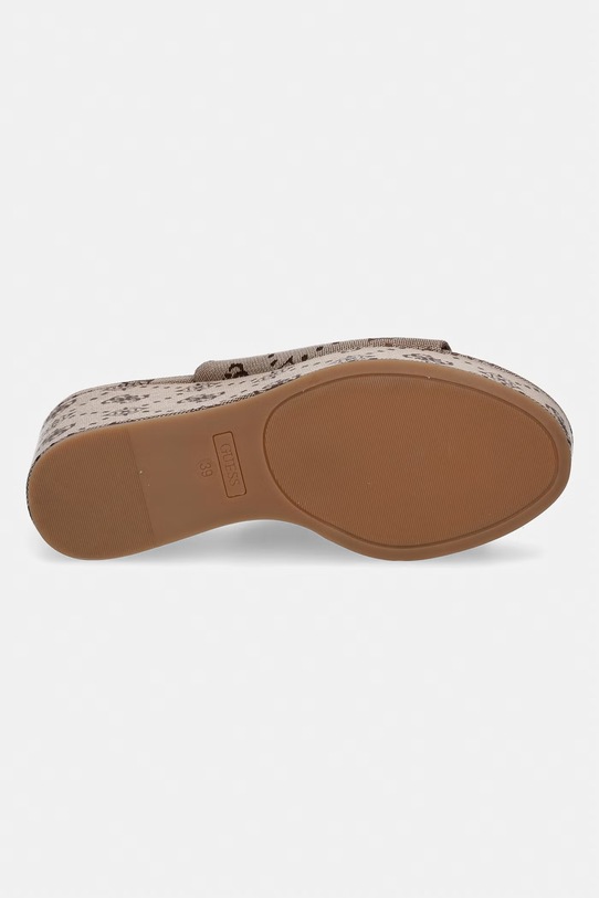 Guess klapki damskie EVENZA FLJEVZ.FAL04.MILK beżowy