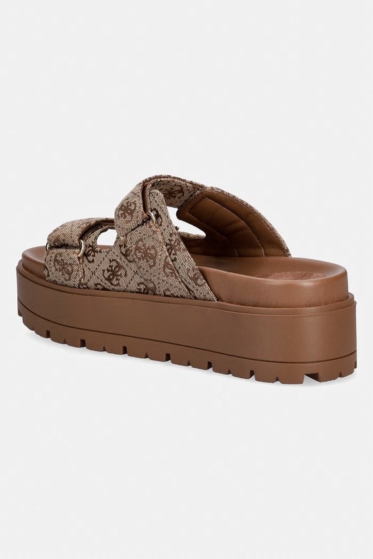 Obuwie Guess klapki FAXON2 FLJF2X.FAL03.BEIBR brązowy