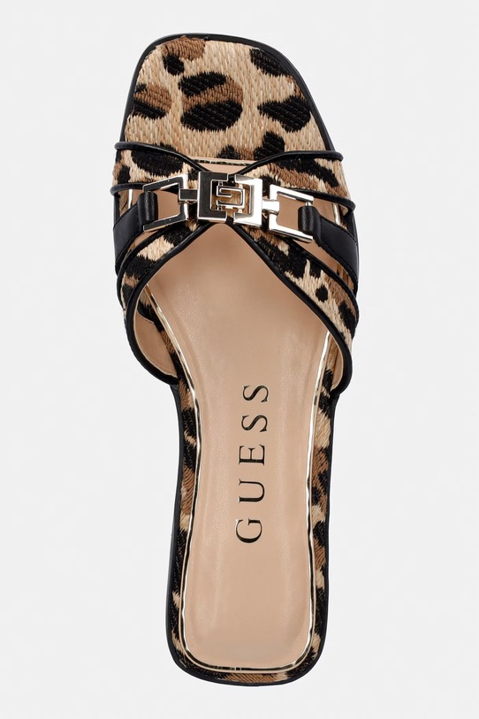 Guess šľapky dámske REALLA4 čierna FLJREA.PEL19.BLKNA