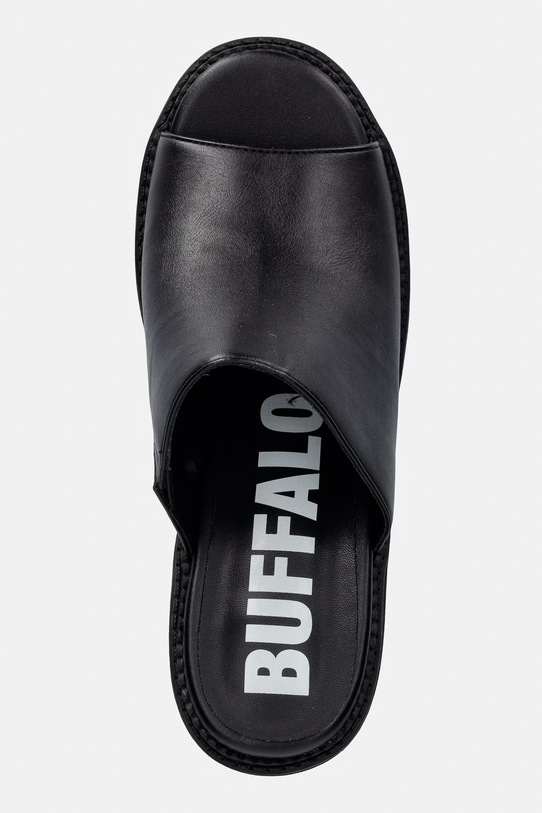 Buffalo klapki na słupku damskie Killah Mule czarny 1291683