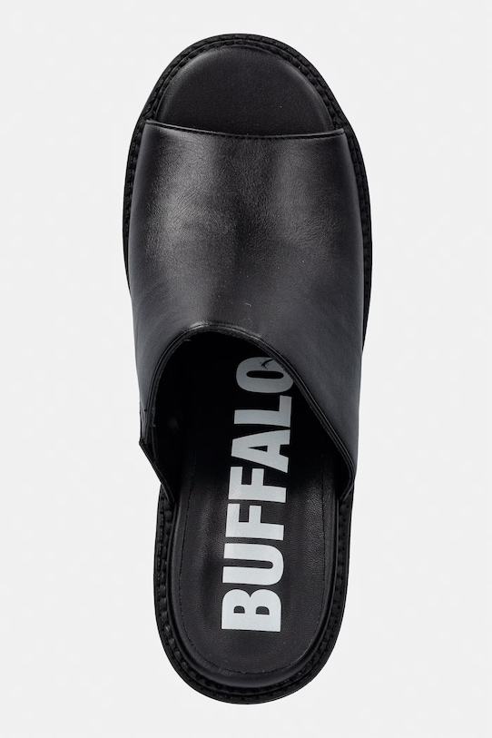 Buffalo klapki na słupku damskie Killah Mule czarny 1291683