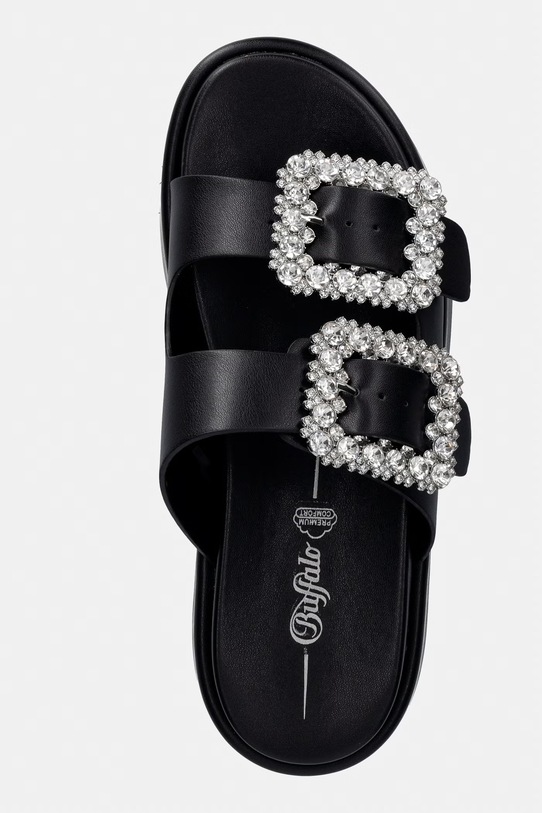 Buffalo klapki damskie Noa Ari Glam czarny 1602301