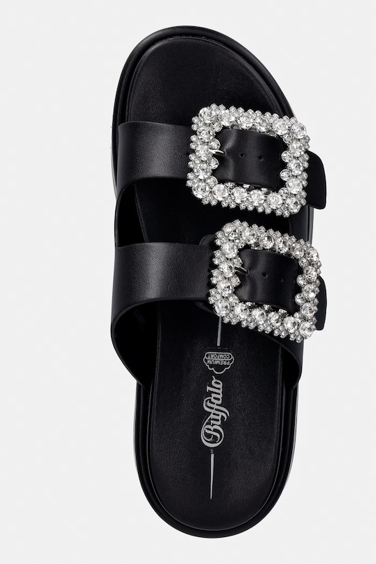 Buffalo klapki damskie Noa Ari Glam czarny 1602301