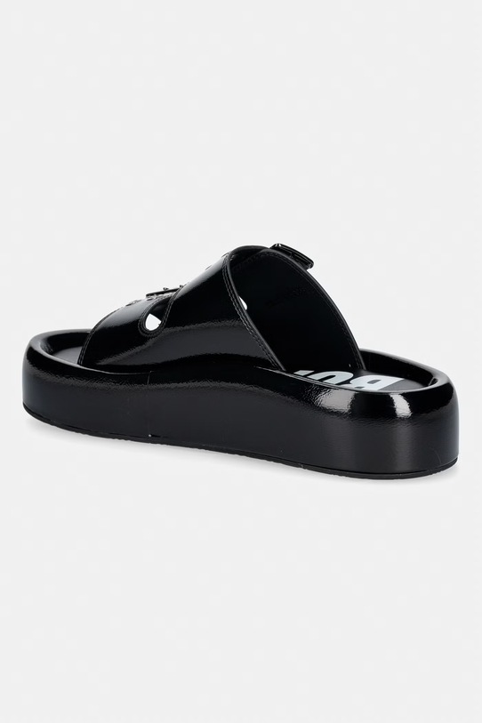 Obutev Buffalo natikači ženski Evelyn Ari Riv 1602302 črna