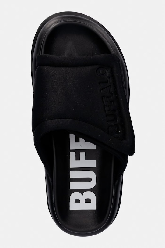 Buffalo σαγιονάρες Γυναικεία Palma Velcro μαύρο 1602325