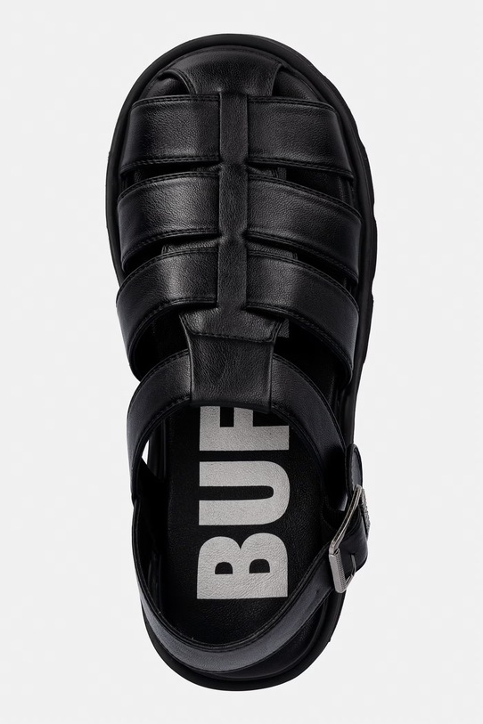 Buffalo sandały na platformie damskie Brake Fisher czarny 1602363