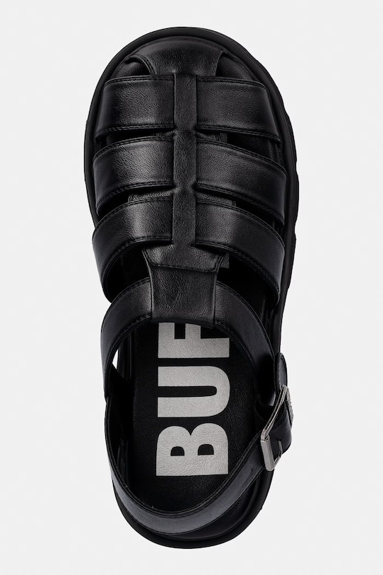 Buffalo sandały na platformie damskie Brake Fisher czarny 1602363