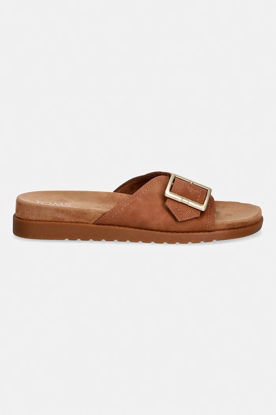 Toms klapki damskie MARIN SLIDE 10023089 brązowy SS26