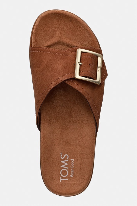 Toms klapki damskie MARIN SLIDE brązowy 10023089