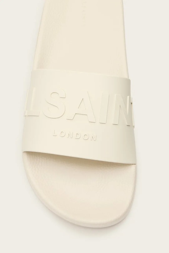 AllSaints klapki Biggy Slider W044FA beżowy