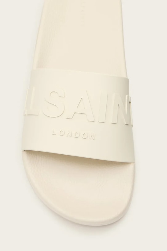 AllSaints klapki Biggy Slider W044FA beżowy