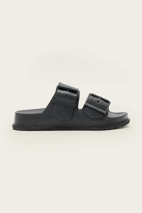 AllSaints klapki Sian Eva Sandal syntetyczny czarny W036FC.BLK