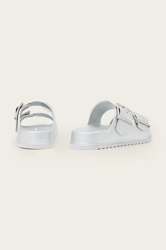 Obuwie AllSaints klapki Sian Eva Sandal W036FC srebrny