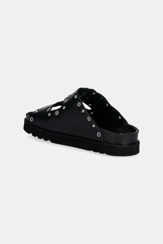 Παπούτσια Δερμάτινες παντόφλες Scholl BEATRIZ F006331004 μαύρο