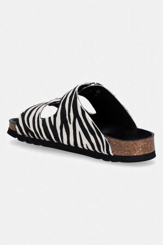 Obuwie Scholl klapki zamszowe NOELLE F012231851 czarny