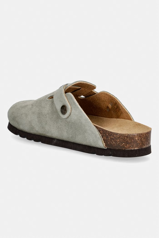 Obuwie Scholl klapki zamszowe FAE F321981054 zielony